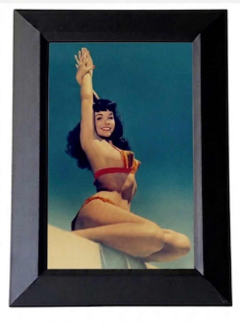 Bettie Page Art Pin Up Photo Rockabilly Punk Beauty Classic Icon Hollywood